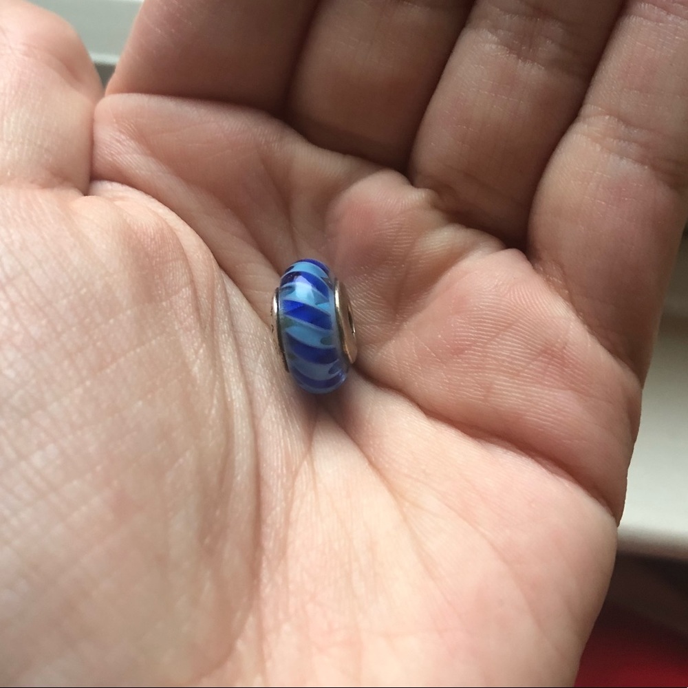 Pandora Murano Striped Charm